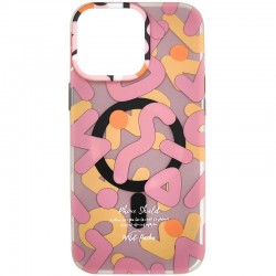 TPU чохол Pastel Chaos with MagSafe для Apple iPhone 16 Pro (6.3")  Pink - 00000081242_4