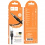 Аудіо кабель Aux Hoco UPA27 Spirit transparent (Type-C to AUX 3.5mm) (1.2m)