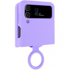 Чохол Foldables Silicone Cover Lakshmi (AAA) для Samsung Galaxy Z Flip4  Бузковий / Dasheen - 00000080108_4