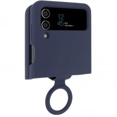 Чохол Foldables Silicone Cover Lakshmi (AAA) для Samsung Galaxy Z Flip4  Темно-синій / Midnight blue - 00000080108_5