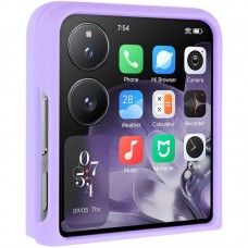 Чохол Foldables Silicone Cover Lakshmi (AAA) для Xiaomi Mix Flip 2  Бузковий / Dasheen - 00000080830_4