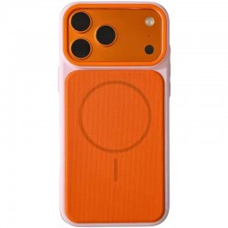 Чохол TPU TechWoven Hybrid with MagSafe для Apple iPhone 17 Pro (6.3")  Pink / Orange - 00000084837_6