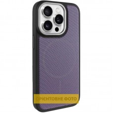 Чохол TPU TechWoven Hybrid with MagSafe для Apple iPhone 15 Pro (6.1")  Black / Purple - 00000084831_1
