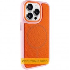 Чохол TPU TechWoven Hybrid with MagSafe для Apple iPhone 15 Pro (6.1")  Pink / Orange - 00000084831_6