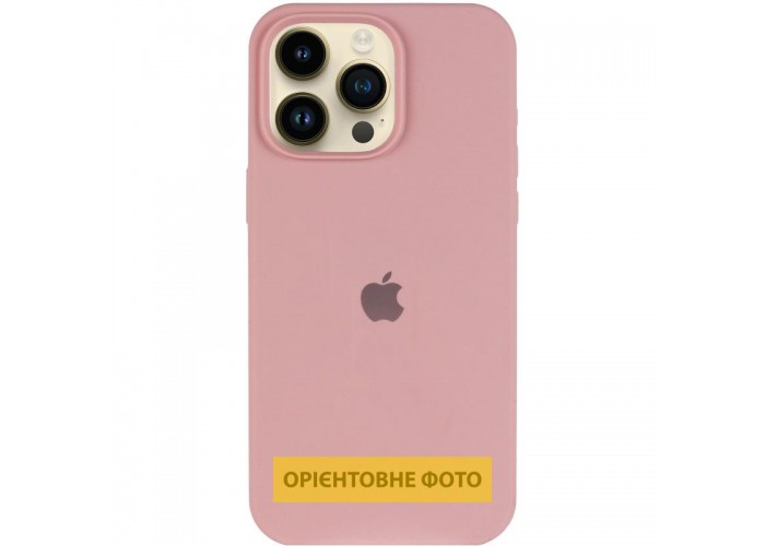 Чохол Silicone Case (AA) Logo with MagSafe для Apple iPhone 16 (6.1