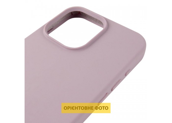 Чохол Silicone Case (AA) Logo with MagSafe для Apple iPhone 16 (6.1