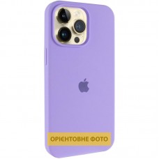 Чохол Silicone Case (AA) Logo with MagSafe для Apple iPhone 16 (6.1")  Бузковий / Dasheen - 00000080644_11