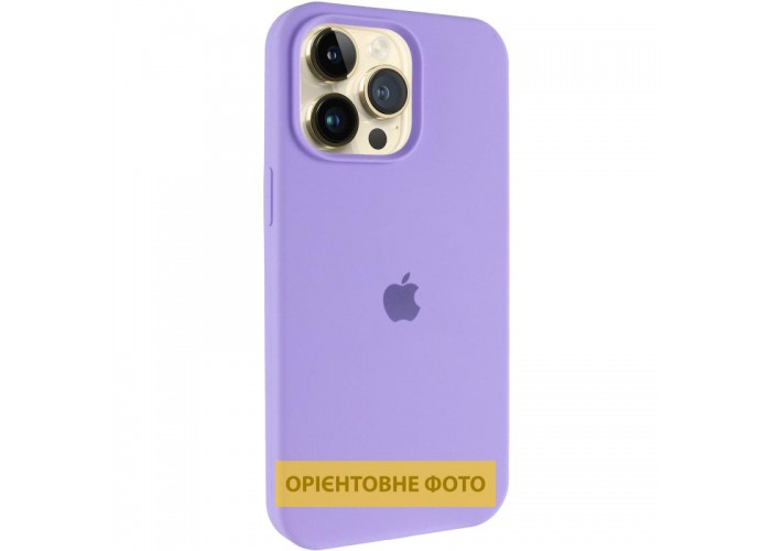 Чохол Silicone Case (AA) Logo with MagSafe для Apple iPhone 16 (6.1