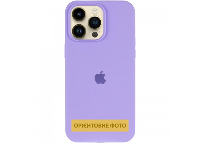 Чохол Silicone Case (AA) Logo with MagSafe для Apple iPhone 16 (6.1