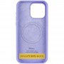 Чохол Silicone Case (AA) Logo with MagSafe для Apple iPhone 16 (6.1