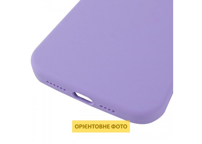 Чохол Silicone Case (AA) Logo with MagSafe для Apple iPhone 16 (6.1