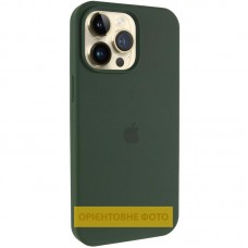 Чохол Silicone Case (AA) Logo with MagSafe для Apple iPhone 16 (6.1")  Зелений / Cyprus Green - 00000080644_5