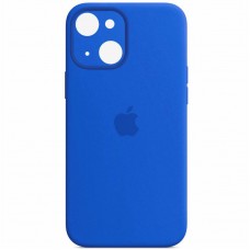Чохол Silicone Case Full Camera Protective (AA) для Apple iPhone 13 (6.1")  Синій / Capri Blue - 00000050657_34