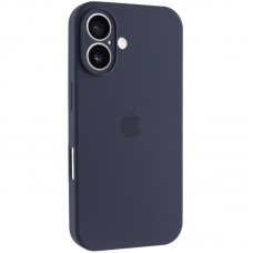 Чохол Silicone Case Full Camera Protective (AA) для Apple iPhone 16 Plus (6.7")  Темно-синій / Midnight blue - 00000074281_27