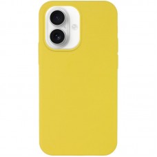 Чохол Silicone Case Full Protective (AA) NO LOGO для Apple iPhone 16 (6.1")  Жовтий / Yellow - 00000072979_11
