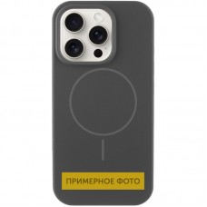 Чохол Silicone Case Full Protective (AA) NO LOGO with MagSafe для Apple iPhone 16 Plus (6.7")  Сірий / Dark Gray - 00000076458_21
