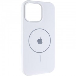 Чохол Silicone Case Full Protective (AA) V2 with MagSafe для Apple iPhone 14 (6.1")  Білий / White - 00000080656_2