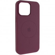 Чохол Silicone Case Full Protective (AA) V2 with MagSafe для Apple iPhone 14 (6.1")  Бордовий / Plum - 00000080656_3
