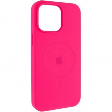 Чохол Silicone Case Full Protective (AA) V2 with MagSafe для Apple iPhone 15 (6.1")  Рожевий / Barbie pink - 00000080659_7