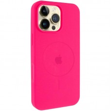 Чохол Silicone Case Full Protective (AA) V2 with MagSafe для Apple iPhone 16 Pro (6.3")  Рожевий / Barbie pink - 00000080663_7
