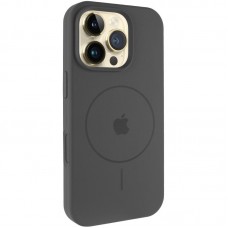 Чохол Silicone Case Full Protective (AA) V2 with MagSafe для Apple iPhone 16 Pro (6.3")  Сірий / Dark Gray - 00000080663_9