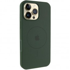 Чохол Silicone Case Full Protective (AA) V2 with MagSafe для Apple iPhone 16 Pro Max (6.9")  Зелений / Cyprus Green - 00000080664_5