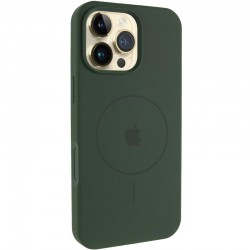 Чохол Silicone Case Full Protective (AA) V2 with MagSafe для Apple iPhone 16 Pro Max (6.9")  Зелений / Cyprus Green - 00000080664_5