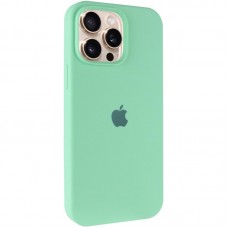 Чохол Silicone Case Full Protective (AA) для Apple iPhone 15 Pro (6.1")  Зелений / Pistachio - 00000065419_45