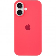 Чохол Silicone Case Full Protective (AA) для Apple iPhone 16 (6.1")  Кавуновий / Watermelon red - 00000072975_1