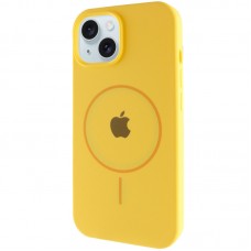 Чохол Silicone Case Full Protective (AA) with MagSafe для Apple iPhone 14 Plus (6.7")  Жовтий / Yellow - 00000076432_7