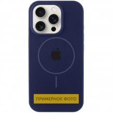Чохол Silicone Case Full Protective (AA) with MagSafe для Apple iPhone 16 (6.1")  Темно-синій / Midnight blue - 00000076438_27