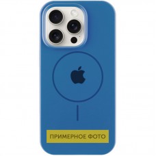 Чохол Silicone Case Full Protective (AA) with MagSafe для Apple iPhone 16 (6.1")  Синій / Denim Blue - 00000076438_24
