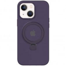 Чохол Silicone Case Full Protective with Ring для Apple iPhone 15 (6.1")  Purple - 00000078467_5