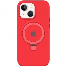Чохол Silicone Case Full Protective with Ring для Apple iPhone 15 (6.1")  Red - 00000078467_6