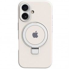 Чохол Silicone Case Full Protective with Ring для Apple iPhone 16 (6.1")  White - 00000078470_7