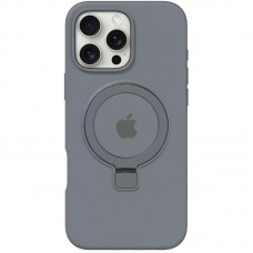 Чохол Silicone Case Full Protective with Ring для Apple iPhone 16 Pro Max (6.9")  Grey - 00000078473_3