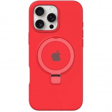 Чохол Silicone Case Full Protective with Ring для Apple iPhone 16 Pro Max (6.9")  Red - 00000078473_6