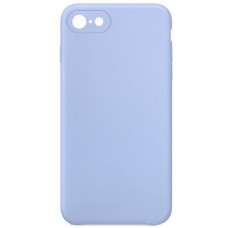 Чохол Silicone Case Square Full Camera Protective (AA) NOLOGO для Apple iPhone 7/8/SE (2020) (4.7")  Блакитний / Lilac Blue - 00000072149_5