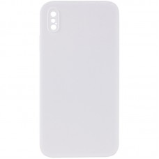 Чохол Silicone Case Square Full Camera Protective (AA) NOLOGO для Apple iPhone XS Max (6.5")  Білий / White - 00000072152_2
