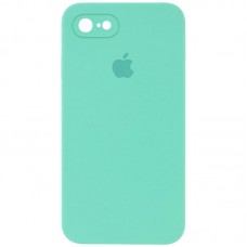 Чохол Silicone Case Square Full Camera Protective (AA) для Apple iPhone 7/8/SE (2020) (4.7")  Бірюзовий / Turquoise - 00000040229_42
