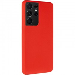 Чохол Silicone Cover Lakshmi (AA) для Samsung Galaxy S21 Ultra  Червоний / Red - 00000075070_6