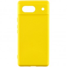 Чохол Silicone Cover Lakshmi Full Camera (AAA) для Google Pixel 7a  Жовтий / Yellow - 00000066980_3