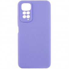 Чохол Silicone Cover Lakshmi Full Camera (AAA) для Xiaomi Redmi Note 11 (Global) / Note 11S  Бузковий / Dasheen - 00000064725_11