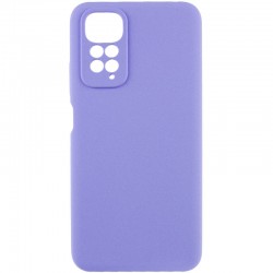 Чохол Silicone Cover Lakshmi Full Camera (AAA) для Xiaomi Redmi Note 11 (Global) / Note 11S  Бузковий / Dasheen - 00000064725_11