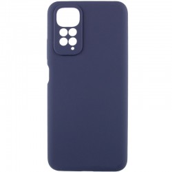 Чохол Silicone Cover Lakshmi Full Camera (AAA) для Xiaomi Redmi Note 11 (Global) / Note 11S  Темно-синій / Midnight blue - 00000064725_12