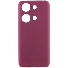 Чохол Silicone Cover Lakshmi Full Camera (AAA) для Xiaomi Redmi Note 13 Pro 4G / Poco M6 Pro 4G  Бордовий / Plum - 00000070197_1