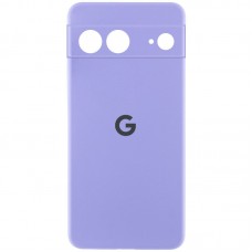 Чохол Silicone Cover Lakshmi Full Camera (AAA) with Logo для Google Pixel 7  Бузковий / Dasheen - 00000072120_6