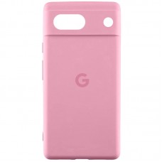 Чохол Silicone Cover Lakshmi Full Camera (AAA) with Logo для Google Pixel 7a  Рожевий / Light pink - 00000072122_6