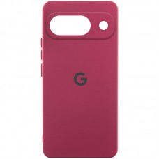 Чохол Silicone Cover Lakshmi Full Camera (AAA) with Logo для Google Pixel 9  Бордовий / Plum - 00000074885_1