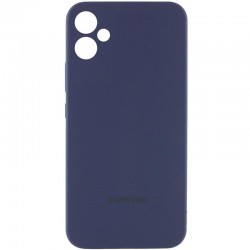 Чохол Silicone Cover Lakshmi Full Camera (AAA) with Logo для Samsung Galaxy A07  Темно-синій / Midnight blue - 00000080825_9